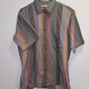 Dior Multicolor Striped Men's Shirt